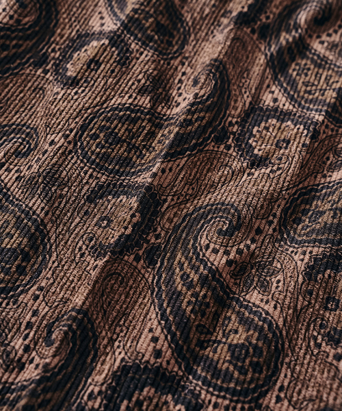 417 EDIFICE（フォーワンセブンエディフィス）の「PRINT CORDUROY EASY パンツ（スラックス・メンズ・ブラウン/チャコールグレー/ベージュ・MEDIUM/SMALL/LARGE）」の20枚目の写真