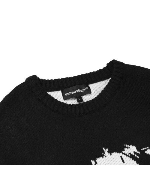 EXTRAORDINARY（エクストラオーディナリー）の「WITCHES JACQUARD SWEATER  BLACK（ニット/セーター・メンズ・その他・X-LARGE/MEDIUM/LARGE）」の6枚目の写真