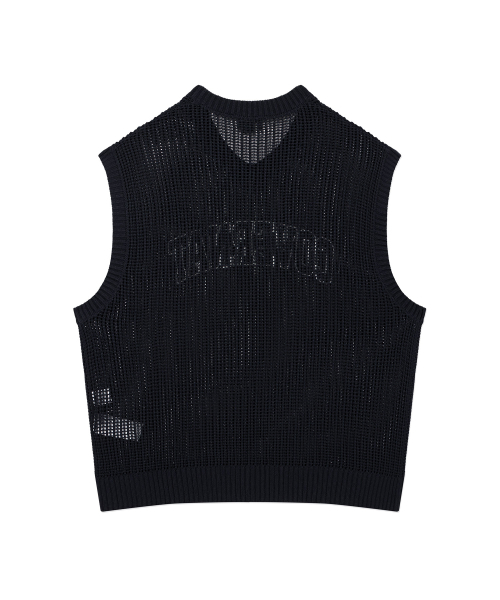 COVERNAT（カバーナット）の「アーチロゴマッシュニットベストダークネイビー（ベスト・レディース・その他・SMALL/MEDIUM/LARGE/X-LARGE）」の3枚目の写真