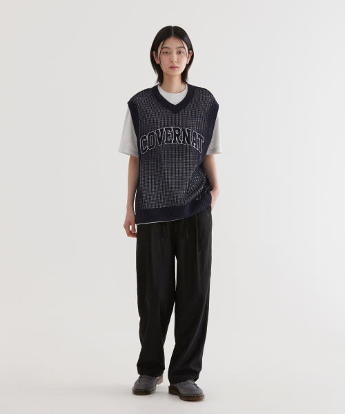 COVERNAT（カバーナット）の「アーチロゴマッシュニットベストダークネイビー（ベスト・レディース・その他・SMALL/MEDIUM/LARGE/X-LARGE）」の11枚目の写真