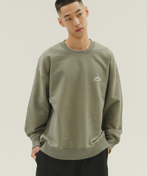 CAMEL WORK(キャメルワーク)の「カメルガーメント スモールロゴ スウェットシャツ(カーキ)(スウェット・メンズ・その他・MEDIUM/X-LARGE)」の1枚目の写真