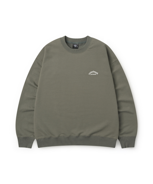 CAMEL WORK(キャメルワーク)の「カメルガーメント スモールロゴ スウェットシャツ(カーキ)(スウェット・メンズ・その他・MEDIUM/X-LARGE)」の2枚目の写真
