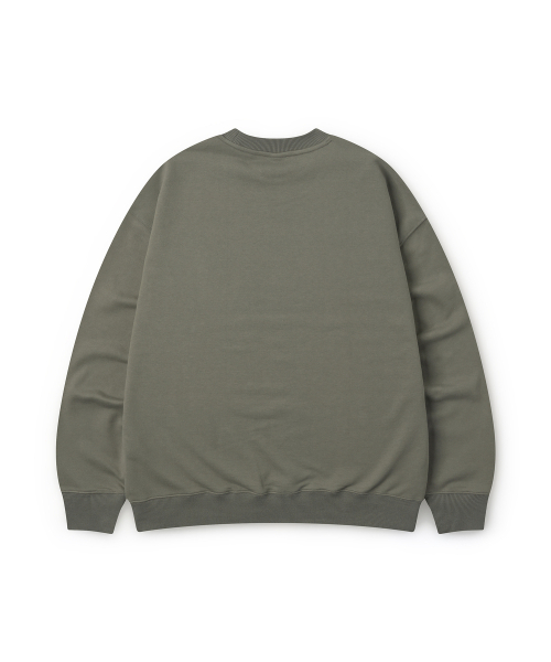 CAMEL WORK(キャメルワーク)の「カメルガーメント スモールロゴ スウェットシャツ(カーキ)(スウェット・メンズ・その他・MEDIUM/X-LARGE)」の3枚目の写真