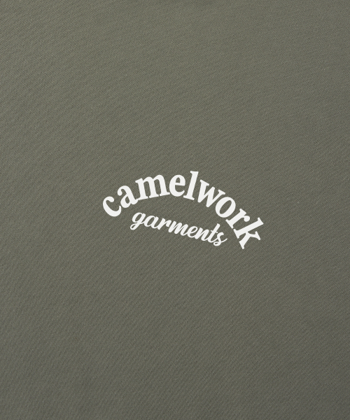CAMEL WORK(キャメルワーク)の「カメルガーメント スモールロゴ スウェットシャツ(カーキ)(スウェット・メンズ・その他・MEDIUM/X-LARGE)」の4枚目の写真