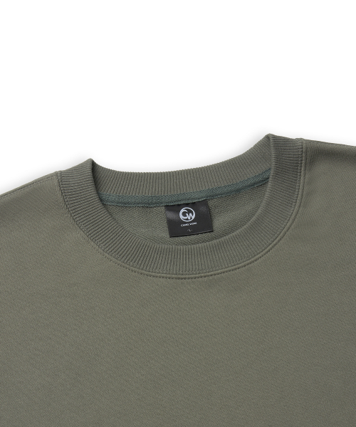 CAMEL WORK(キャメルワーク)の「カメルガーメント スモールロゴ スウェットシャツ(カーキ)(スウェット・メンズ・その他・MEDIUM/X-LARGE)」の5枚目の写真