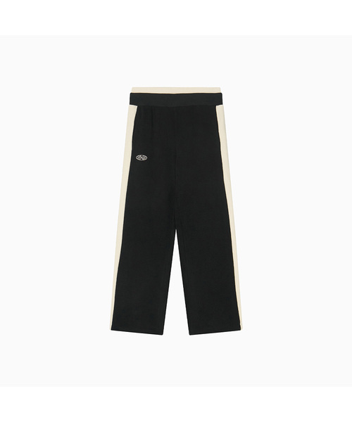 Fleece Track Wide Pants_Black