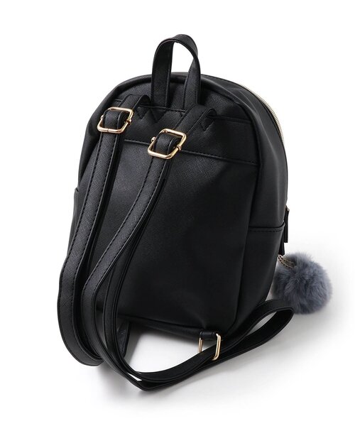 algy（アルジー）の「ハートロックミニリュック（バックパック/リュック・キッズ・ブラック/グレー・FREE）」の3枚目の写真