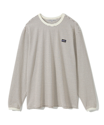 Striped Long-Sleeve Tee (ivory)