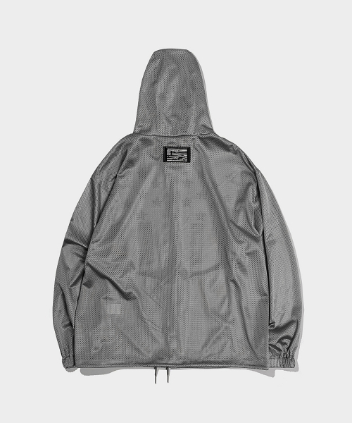 VASTIC(バスティック)の「メッシュフードパーカー ジップアップ_チャコール(パーカー・メンズ・その他・MEDIUM/LARGE)」の3枚目の写真