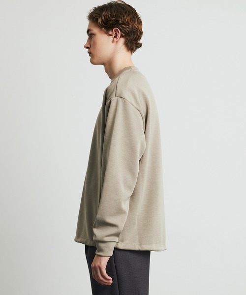 UNITED TOKYO（ユナイテッドトウキョウ）の「【新作】Naia Wool Double Knit Pullover（スウェット・メンズ・モカ/ブラック/オリーブ・1/2）」の15枚目の写真