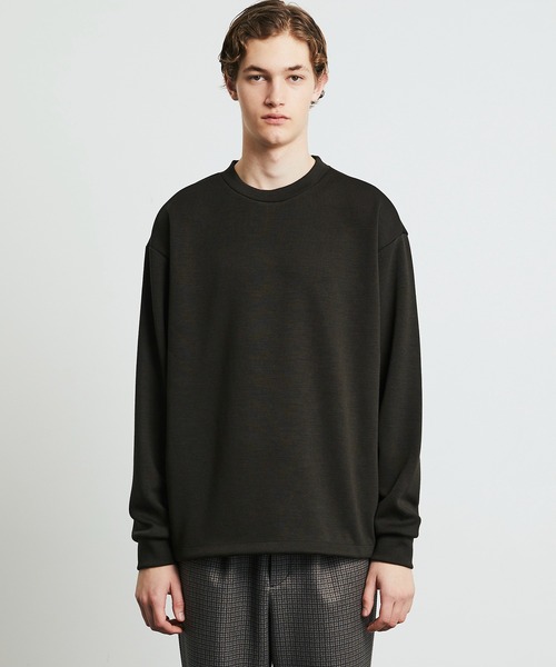 UNITED TOKYO（ユナイテッドトウキョウ）の「【新作】Naia Wool Double Knit Pullover（スウェット・メンズ・モカ/ブラック/オリーブ・1/2）」の17枚目の写真