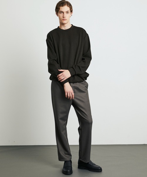 UNITED TOKYO（ユナイテッドトウキョウ）の「【新作】Naia Wool Double Knit Pullover（スウェット・メンズ・モカ/ブラック/オリーブ・1/2）」の10枚目の写真