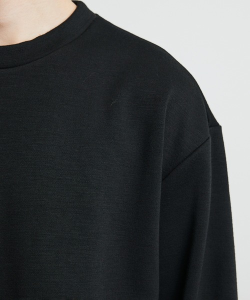 UNITED TOKYO（ユナイテッドトウキョウ）の「【新作】Naia Wool Double Knit Pullover（スウェット・メンズ・モカ/ブラック/オリーブ・1/2）」の21枚目の写真