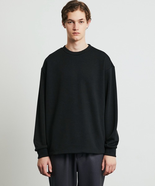 UNITED TOKYO（ユナイテッドトウキョウ）の「【新作】Naia Wool Double Knit Pullover（スウェット・メンズ・モカ/ブラック/オリーブ・1/2）」の11枚目の写真