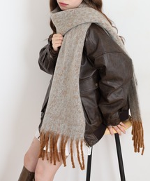 FUNALIVE（ファンアライブ）の「起毛フェイクウールメランジマフラー（マフラー）」