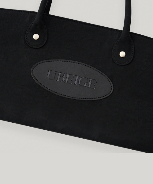 UBEIGE（ユーベイジ）の「ナイロンパッチトートバッグ (ブラック)（トートバッグ・レディース・その他・FREE）」の2枚目の写真