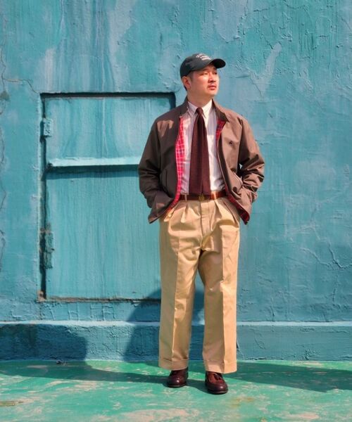 BELLIEF(ベリーフ)の「Gabardine cotton Double Pleats Wide Chino Pants (Beige)(その他パンツ・メンズ・その他・MEDIUM/LARGE/X-LARGE)」の9枚目の写真