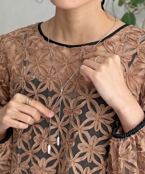 CPCM（シーピーシーエム）の「【WEB限定】オケージョンネックレス（ネックレス・レディース・シルバー系その他/シルバー・FREE）」の2枚目の写真