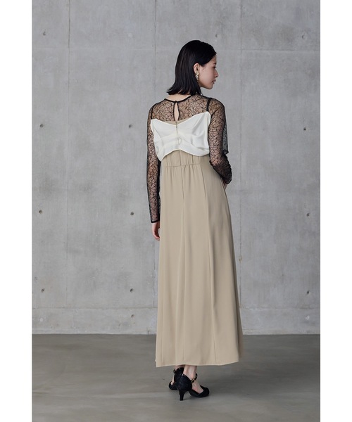 ビッグリボンドレス パーティードレス オケージョンドレス 結婚式