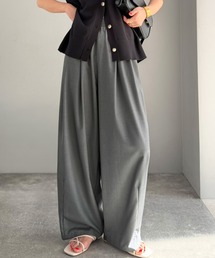 Java（ジャバ）の「《JaVaジャバコラボ》ゆるっとこなれ感。立体的なコクーンラインが魅力!ツータックイージー軽やかパンツ（その他パンツ）」