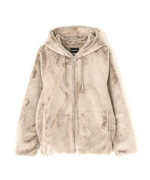 DANKE SCHON（ダンケシェーン）の「【WEB&DEPOT限定】DankeSchon/ダンケシェーン/FUR HOODIE（その他アウター・レディース・グレー/ネイビー/ブラック・M/XL/L）」の16枚目の写真