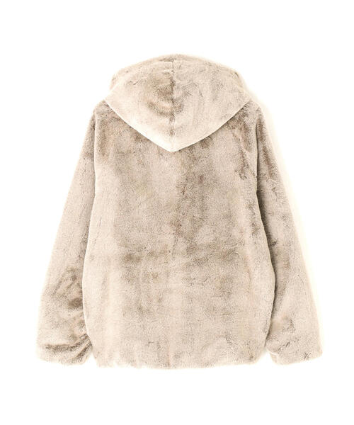 DANKE SCHON（ダンケシェーン）の「【WEB&DEPOT限定】DankeSchon/ダンケシェーン/FUR HOODIE（その他アウター・レディース・グレー/ネイビー/ブラック・M/XL/L）」の5枚目の写真