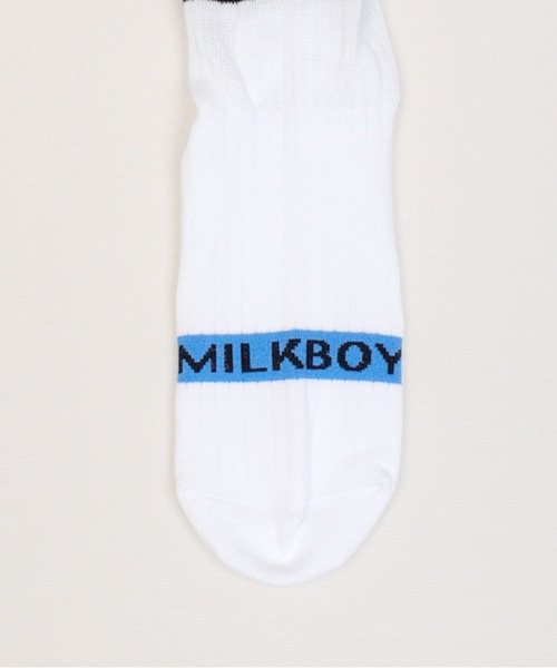 MILKBOY（ミルクボーイ）の「BORDERED ソックス（ソックス/靴下・レディース・B/A/C・FREE）」の6枚目の写真