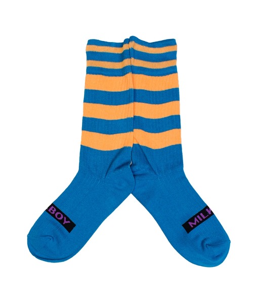 MILKBOY（ミルクボーイ）の「BORDERED ソックス（ソックス/靴下・レディース・B/A/C・FREE）」の10枚目の写真