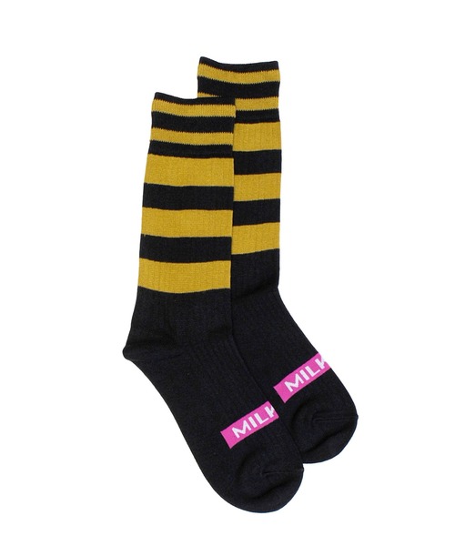 MILKBOY（ミルクボーイ）の「BORDERED ソックス（ソックス/靴下・レディース・B/A/C・FREE）」の15枚目の写真