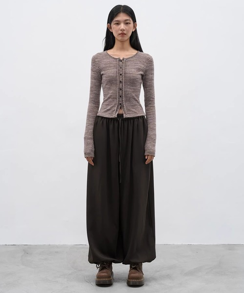 EIGHTHMONTH(エイスマンス)の「フロントボタントップス EM25a164【EIGHTHMONTH】(Tシャツ/カットソー・レディース・グレー/ブラウン・S/M)」の13枚目の写真