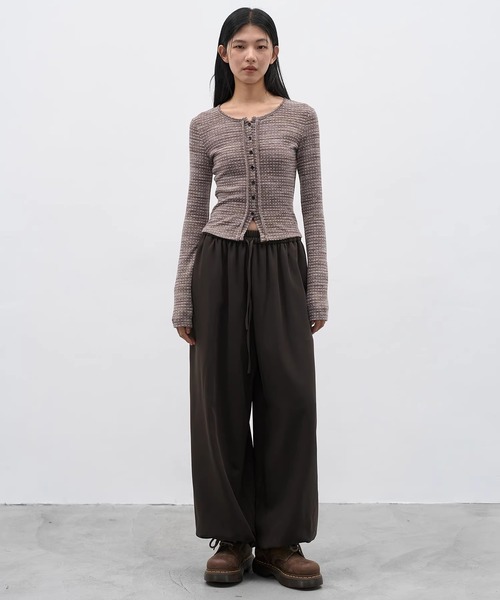 EIGHTHMONTH(エイスマンス)の「フロントボタントップス EM25a164【EIGHTHMONTH】(Tシャツ/カットソー・レディース・グレー/ブラウン・S/M)」の14枚目の写真