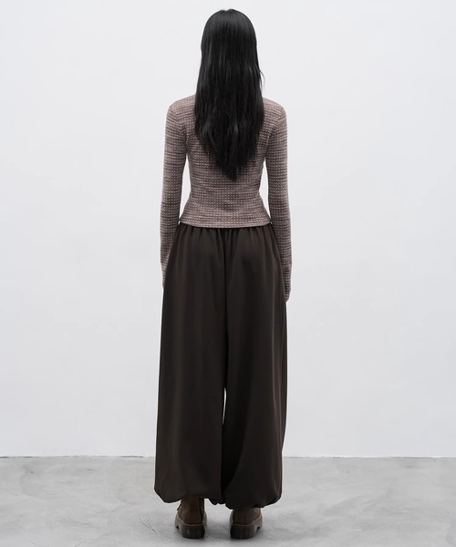 EIGHTHMONTH(エイスマンス)の「フロントボタントップス EM25a164【EIGHTHMONTH】(Tシャツ/カットソー・レディース・グレー/ブラウン・S/M)」の18枚目の写真