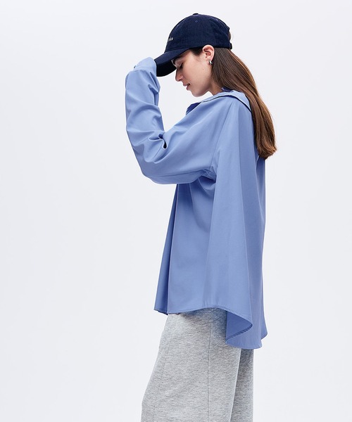 coca（coca）（コカ）の「ビックカラーチュニックブラウス（チュニック・レディース・ホワイト/ブルー・M/L）」の10枚目の写真