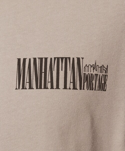 Manhattan Portage（マンハッタンポーテージ）の「【別注】＜Manhattan Portage＞プリント 長袖 Tシャツ（Tシャツ/カットソー・メンズ・ベージュ/ダークグレー/ホワイト・S/L/M）」の6枚目の写真