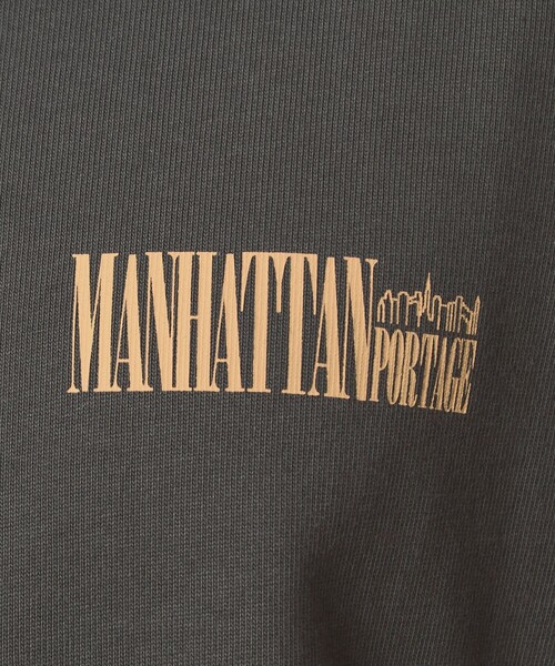 Manhattan Portage（マンハッタンポーテージ）の「【別注】＜Manhattan Portage＞プリント 長袖 Tシャツ（Tシャツ/カットソー・メンズ・ベージュ/ダークグレー/ホワイト・S/L/M）」の8枚目の写真