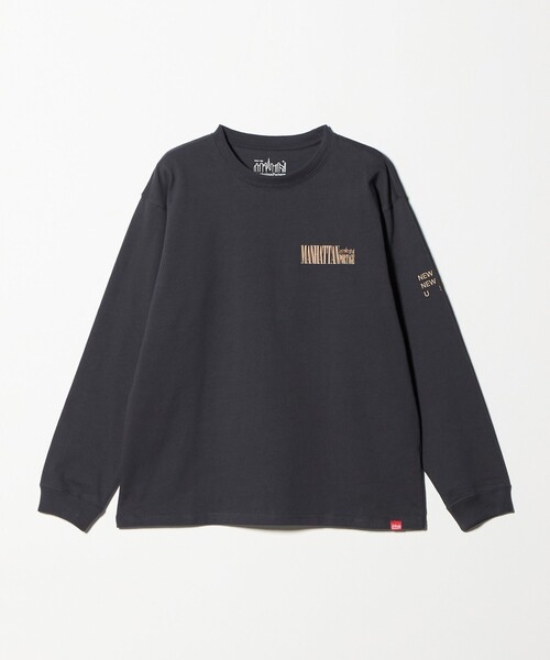 Manhattan Portage（マンハッタンポーテージ）の「【別注】＜Manhattan Portage＞プリント 長袖 Tシャツ（Tシャツ/カットソー・メンズ・ベージュ/ダークグレー/ホワイト・S/L/M）」の9枚目の写真