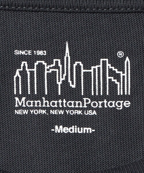 Manhattan Portage（マンハッタンポーテージ）の「【別注】＜Manhattan Portage＞プリント 長袖 Tシャツ（Tシャツ/カットソー・メンズ・ベージュ/ダークグレー/ホワイト・S/L/M）」の17枚目の写真