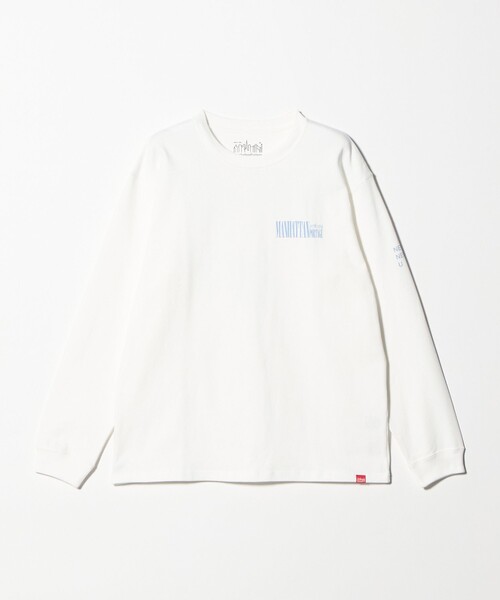 Manhattan Portage（マンハッタンポーテージ）の「【別注】＜Manhattan Portage＞プリント 長袖 Tシャツ（Tシャツ/カットソー・メンズ・ベージュ/ダークグレー/ホワイト・S/L/M）」の19枚目の写真