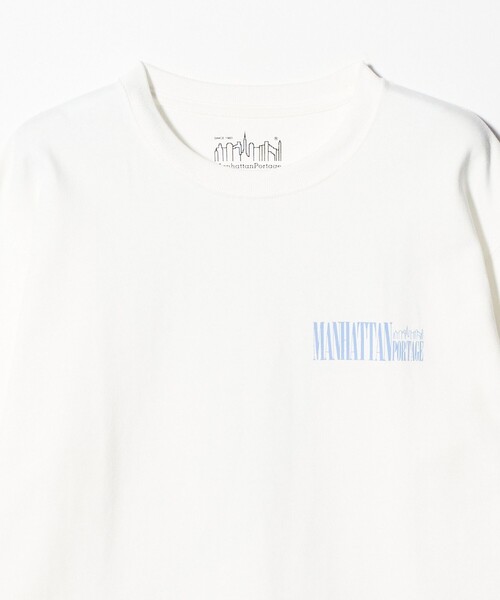Manhattan Portage（マンハッタンポーテージ）の「【別注】＜Manhattan Portage＞プリント 長袖 Tシャツ（Tシャツ/カットソー・メンズ・ベージュ/ダークグレー/ホワイト・S/L/M）」の21枚目の写真