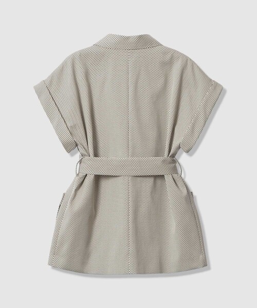 ANAYI（アナイ）の「【セットアップ対応商品】モノトーンドットジャガードベルテッド ジャケット（その他アウター・レディース・ブラック/アイボリー・38/36/34）」の21枚目の写真