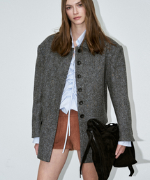 SIGREAT（シグレート）の「オーバーサイズホームスパンシングルジャケット_ブラック（テーラードジャケット）」