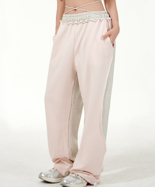 PIECEMAKER(ピースメーカー)の「EX RAW SWEAT PANTS (PINK)(スウェットパンツ・レディース・その他・L)」の1枚目の写真