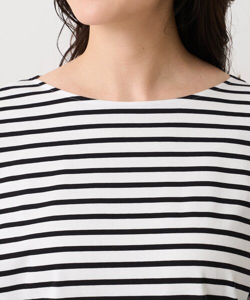 UNTITLED(アンタイトル)の「【洗える/レイヤードTシャツ】ラウンドテールジャージプルオーバー(Tシャツ/カットソー・レディース・ホワイト/ホワイト系5・50/48/44/04/02/00)」の15枚目の写真