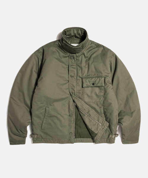 ESPIONAGE（エスピオナジ）の「Insulated A-2 Deck Jacket Olive（ダウンジャケット/コート・レディース・その他・M/XL/L）」の2枚目の写真