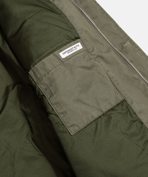 ESPIONAGE（エスピオナジ）の「Insulated A-2 Deck Jacket Olive（ダウンジャケット/コート・レディース・その他・M/XL/L）」の13枚目の写真