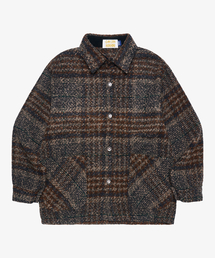 GOLDEN SNSHINE（ゴールデン サンシャイン）の「Wool boucle check jacket_Brown（その他アウター）」
