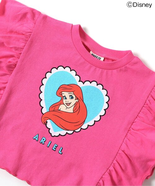 Disney(ディズニー)の「ディズニーキャラクター プリンセス / フリルTシャツ(Tシャツ/カットソー・キッズ・ローズ/ラベンダー・90/100/110/120/80/130)」の4枚目の写真
