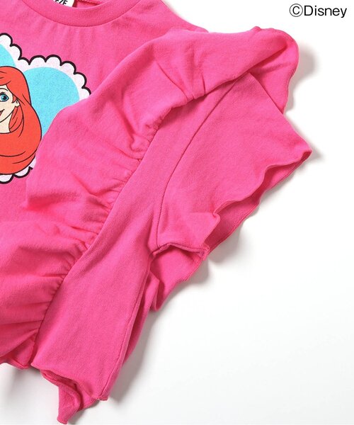 Disney(ディズニー)の「ディズニーキャラクター プリンセス / フリルTシャツ(Tシャツ/カットソー・キッズ・ローズ/ラベンダー・90/100/110/120/80/130)」の6枚目の写真