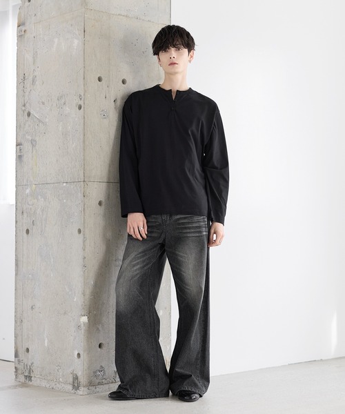 送料込み①訳あり＊ヘンプコットン素材＊ロングスリーブ＊カバーオール＊長袖シャツ URBAN RESEARCH DOORS（アーバンリサーチドアーズ） カバーオール