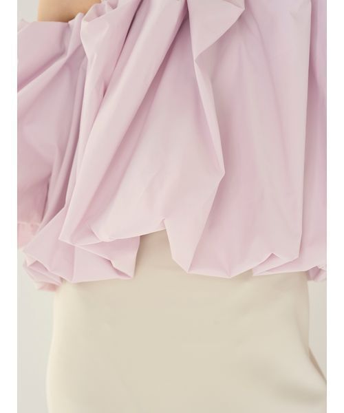 SNIDEL（スナイデル）の「オフショルタックバルーンブラウス（シャツ/ブラウス・レディース・ライラック/ブラック/ホワイト・F）」の15枚目の写真